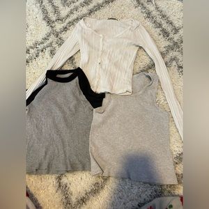 3 brandy Melville shirts
